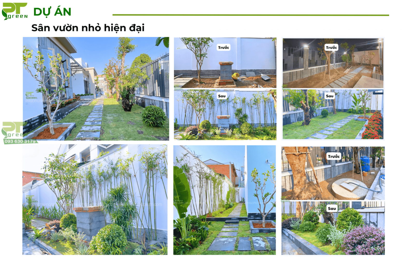 Sân vườn nhà phố hiện đại