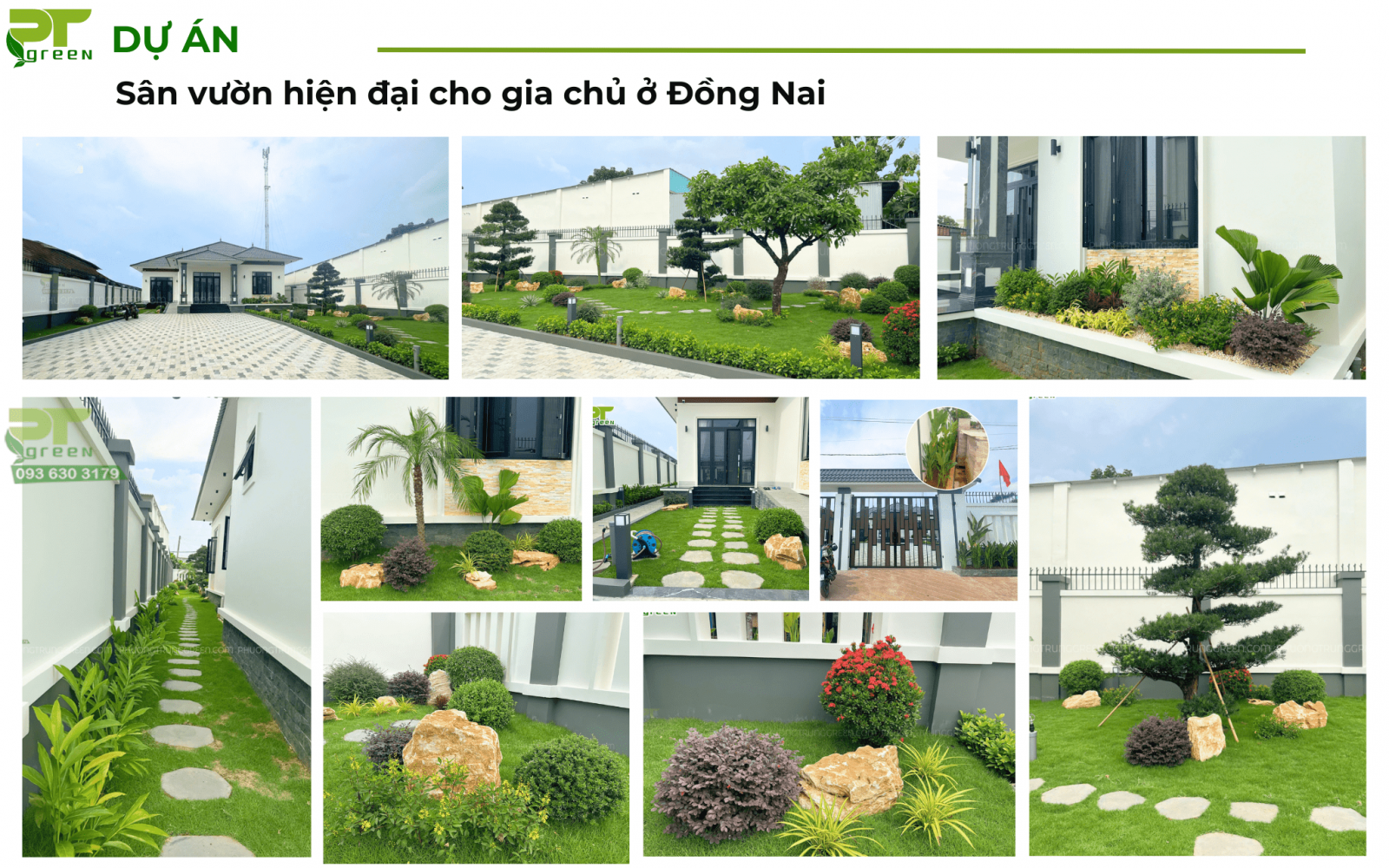 Sân vườn nhà phố hiện đại ở Đồng Nai