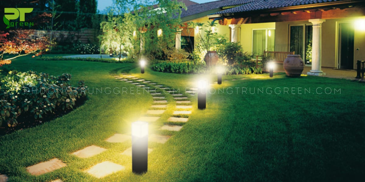 Tạo hệ thống chiếu sáng cho sân vườn