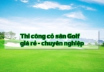 Dịch Vụ Thi Công Cỏ Sân Golf