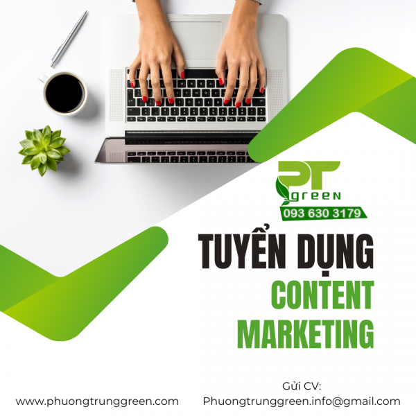 Tuyển dụng Content Marketing Website, Social T5/2023