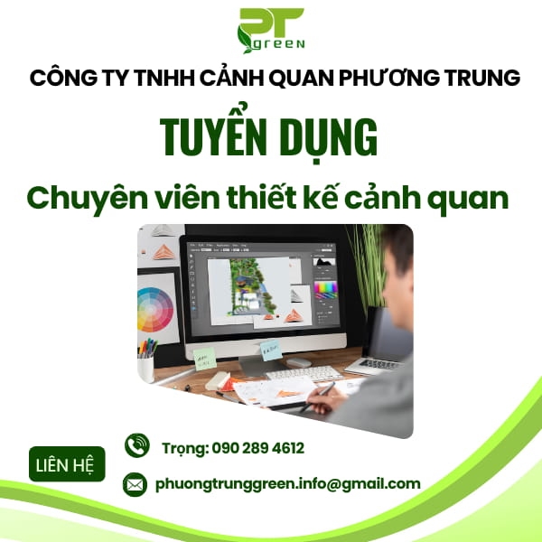 TUYỂN DỤNG CHUYÊN VIÊN THIẾT KẾ CẢNH QUAN