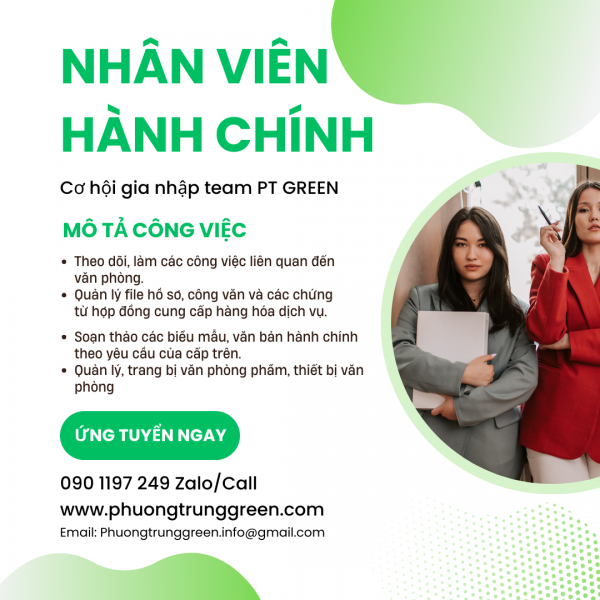 Tuyển dụng nhân viên hành chính nhân sự