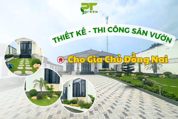 THIẾT KẾ & THI CÔNG SÂN VƯỜN ĐẸP TẠI NHÀ ANH CHÍNH – ĐỒNG NAI