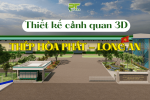 PT GREEN THIẾT KẾ CẢNH QUAN 3D CHO NHÀ MÁY THÉP HÒA PHÁT LONG AN